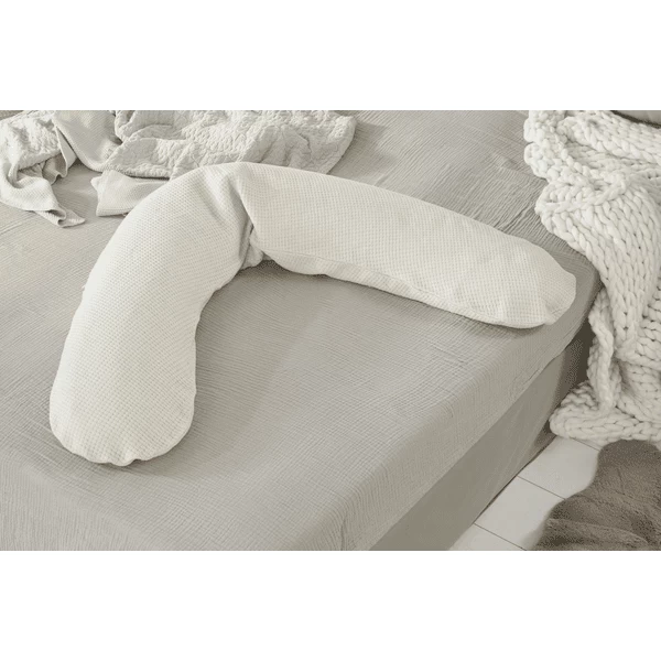 THERALINE Hoes Voor Original Borstkussentje Crème Fijn Gebreid 2 THERALINE Hoes Voor Original Borstkussentje Crème Fijn Gebreid - Afbeelding 2