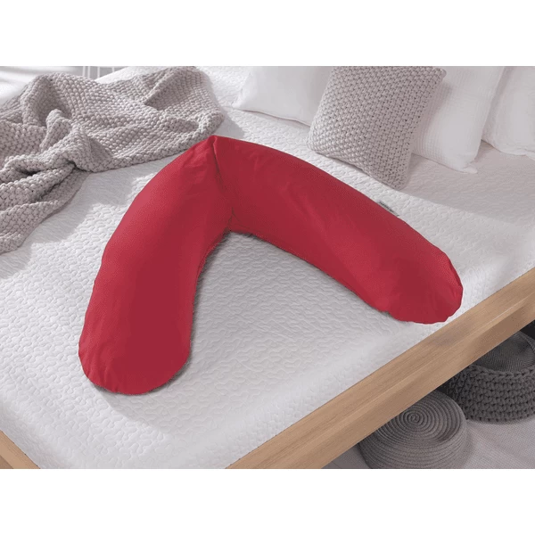 THERALINE Hoes Voor Original Borstkussentje Kersenrood Bamboe Collectie 2 THERALINE Hoes Voor Original Borstkussentje Kersenrood Bamboe Collectie - Afbeelding 2