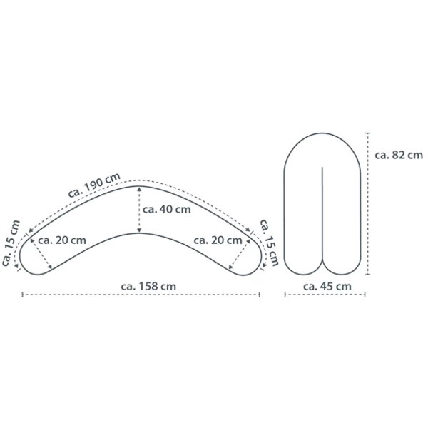 THERALINE Hoes Voor Original Verpleegkussen Fuchsia BIO Jersey 4 THERALINE Hoes Voor Original Verpleegkussen Fuchsia BIO Jersey - Afbeelding 4