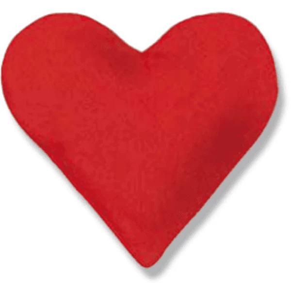THERALINE Kersenpitkussen Design: Hart, Groot 26 X 27 Cm 1 THERALINE Kersenpitkussen Design: Hart, Groot 26 X 27 Cm