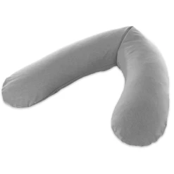 THERALINE The Original Verzorgingskussen Incl. Overtrek Melange Medium Grijs Bamboo Collectie