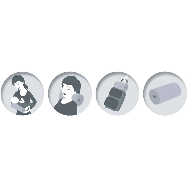 THERALINE Voedingskussen Sterrenhemel 4 THERALINE Voedingskussen Sterrenhemel - Afbeelding 4