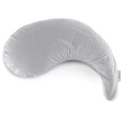 THERALINE Yinnie Voedingskussen + Hoes Gestipt Grijs