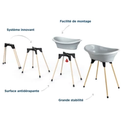 THERMOBABY® Thermobaby ® Vasco 7 In 1 Badset, Grijze Charme -Babyverzorging Deals thermobaby vasco 7 in 1 badset grijze charme a415602 2