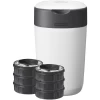 Tommee Tippee Twist & Click Advanced Luieremmer, Incl. 6 Cassettes Met Antibacteriële Green Folie Van Duurzame Herkomst In Wit
