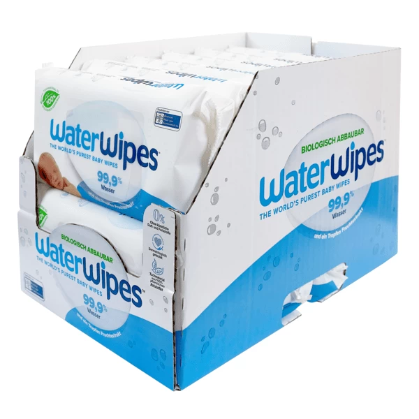 WaterWipes Babydoekjes, Biologisch Afbreekbaar, 12 X 60 Doekjes (720 Stuks) 1 WaterWipes Babydoekjes, Biologisch Afbreekbaar, 12 X 60 Doekjes (720 Stuks)