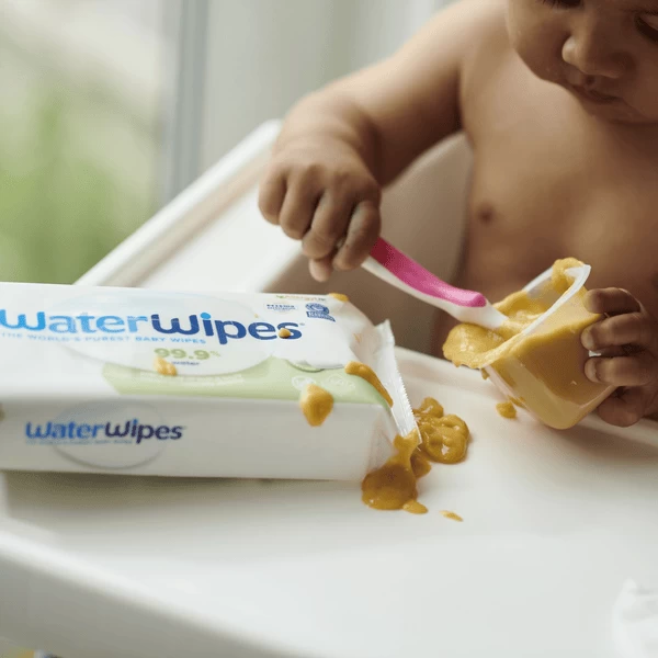 WaterWipes Babydoekjes, Biologisch Afbreekbaar, 60 Doekjes 4 WaterWipes Babydoekjes, Biologisch Afbreekbaar, 60 Doekjes - Afbeelding 4