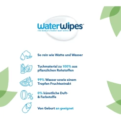 WaterWipes Babydoekjes, Kids, Biologisch Afbreekbaar, 12 X 60 Doekjes (720 Stuks -Babyverzorging Deals waterwipes babydoekjes kids biologisch afbreekbaar 12 x 60 doekjes 720 stuks a346568 3