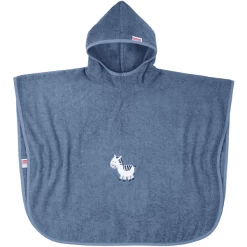 WÖRNER SÜDFROTTIER Bad Poncho Zebra Donkerblauw 60 X 75 Cm
