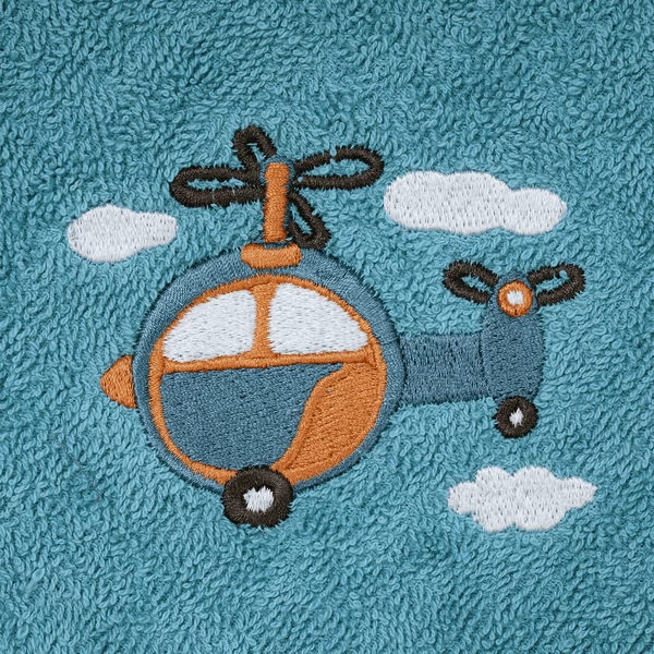 WÖRNER SÜDFROTTIER Badhanddoek Met Capuchon Helicopter 5 WÖRNER SÜDFROTTIER Badhanddoek Met Capuchon Helicopter - Afbeelding 5