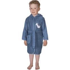 WÖRNER SÜDFROTTIER Badjas Zebra Donkerblauw -Babyverzorging Deals woerner suedfrottier badjas zebra donkerblauw a303253 3