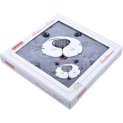 WÖRNER SÜDFROTTIER Set Badhanddoek Met Kap En Washandseal Grijs 80 X 80 Cm