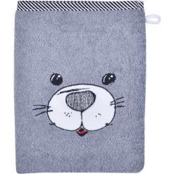WÖRNER SÜDFROTTIER Set Badhanddoek Met Kap En Washandseal Grijs 80 X 80 Cm -Babyverzorging Deals woerner suedfrottier set badhanddoek met kap en washandseal grijs 80 x 80 cm a303293 3