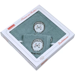 WÖRNER SÜDFROTTIER Washandje + Badhanddoekset Met Capuchon -Babyverzorging Deals woerner suedfrottier washandje badhanddoekset met capuchon a383783 4