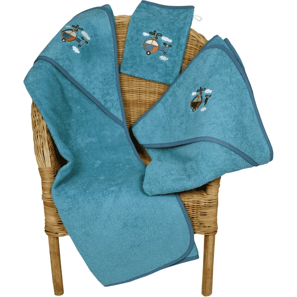 WÖRNER SÜDFROTTIER Washandje Helicopter Blauw 5 WÖRNER SÜDFROTTIER Washandje Helicopter Blauw - Afbeelding 5