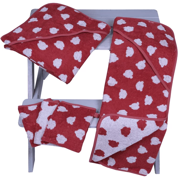 WÖRNER SÜDFROTTIER Zwemponcho Jac. Teddy Rood 4 WÖRNER SÜDFROTTIER Zwemponcho Jac. Teddy Rood - Afbeelding 4